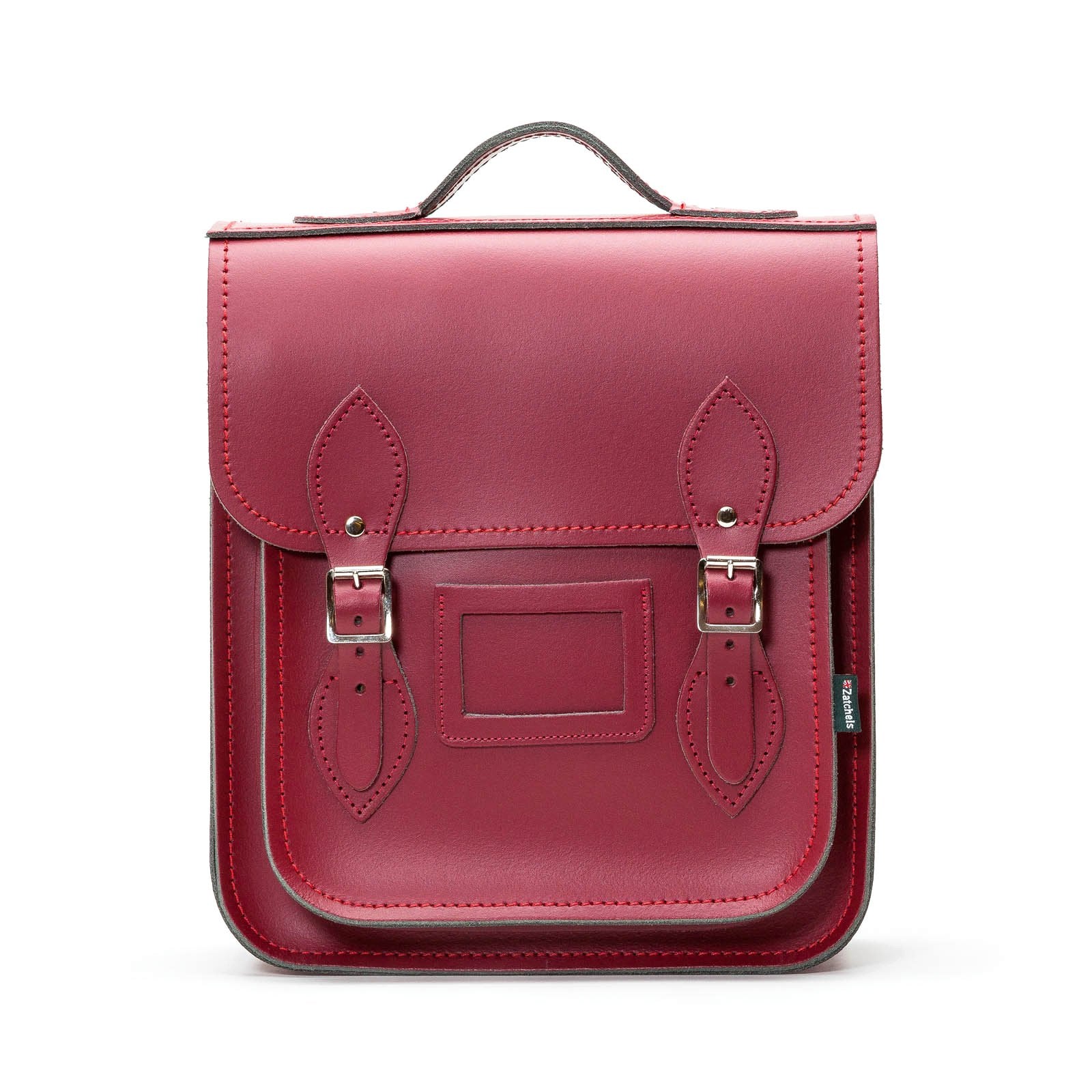 Oxblood leather online backpack