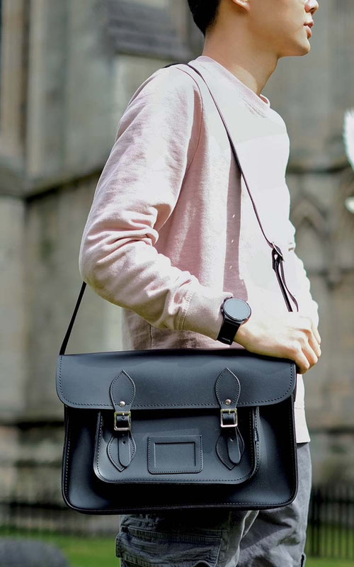 Mcraft® Handmade Brown Leather Tassel Purse Charm Bag Charm 