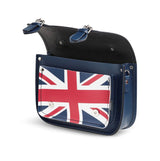 Union Jack Midi Satchel - Navy