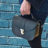 Olympia Handmade Leather Bag - Black