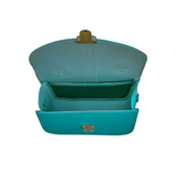 Olympia Handmade Leather Bag - Teal