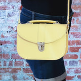 Olympia Handmade Leather Bag - Primrose - Yellow