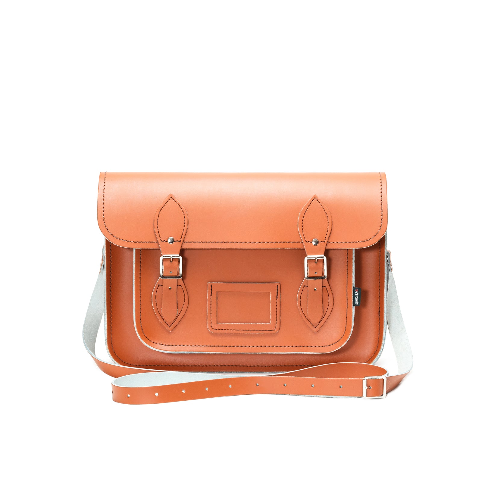 Orange store satchels