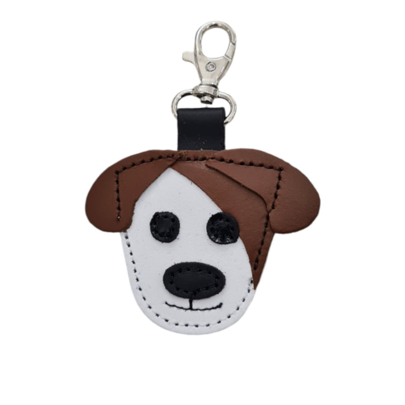 Cute Dog Bag Charm - Chestnut