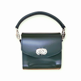 Bauble Handmade High Shine Leather Handbag - Ivy Green