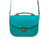 Olympia Handmade Leather Bag - Teal