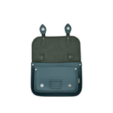 Leather Midi Satchel - Pine