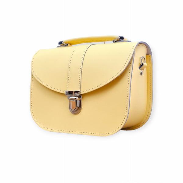 Olympia Handmade Leather Bag - Primrose - Yellow