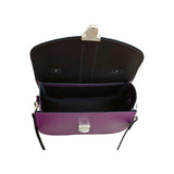 Olympia Handmade Leather Bag - Purple