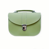 Olympia Handmade Leather Bag - Sage Green