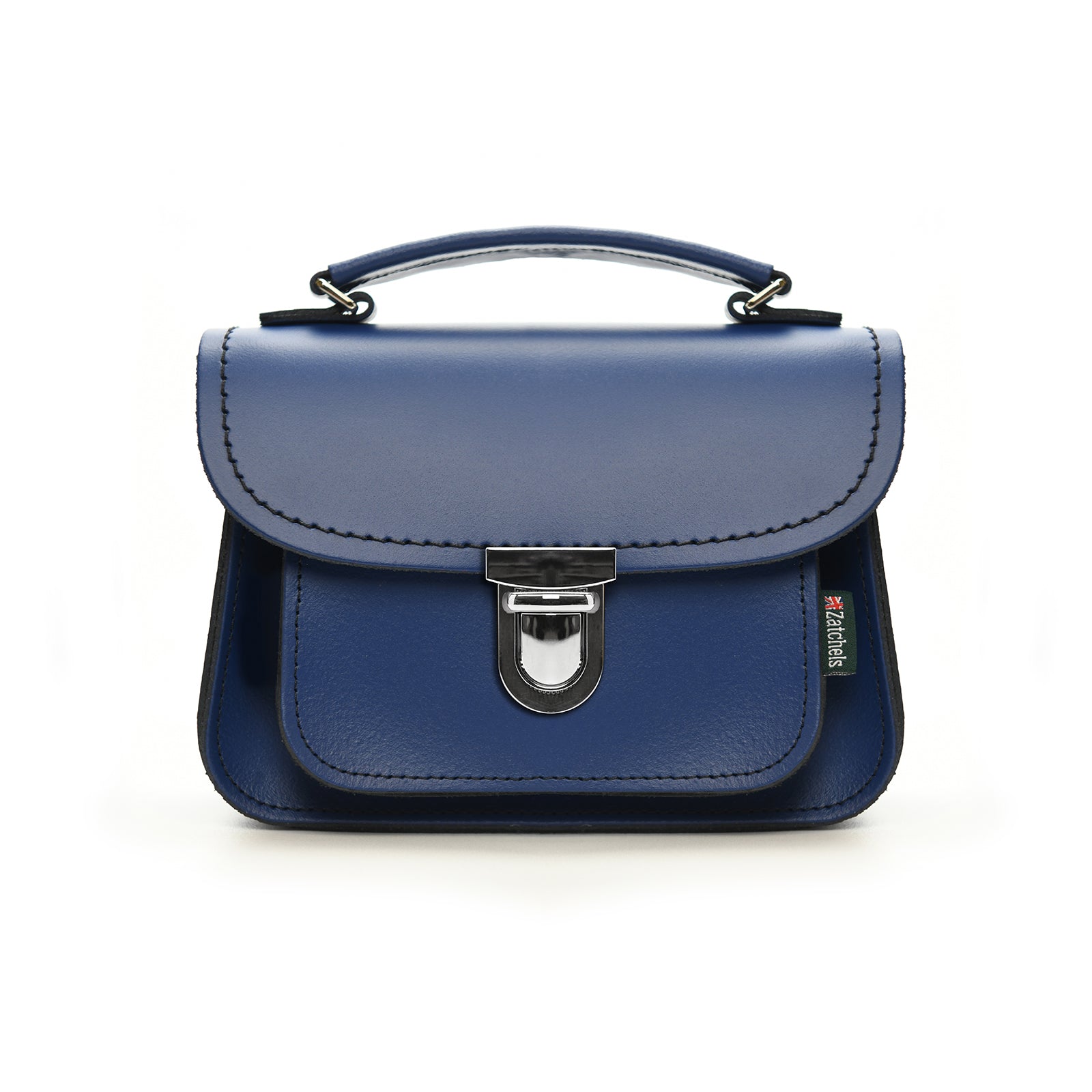 Zatchels Luna Handmade Leather Handbag - Royal Blue