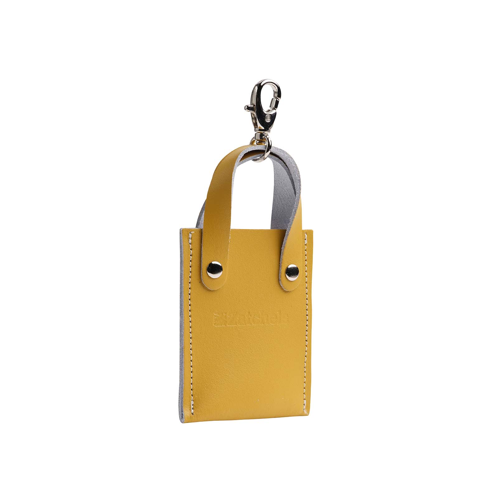 Mini tote bag charm - Ochre Yellow – Zatchels