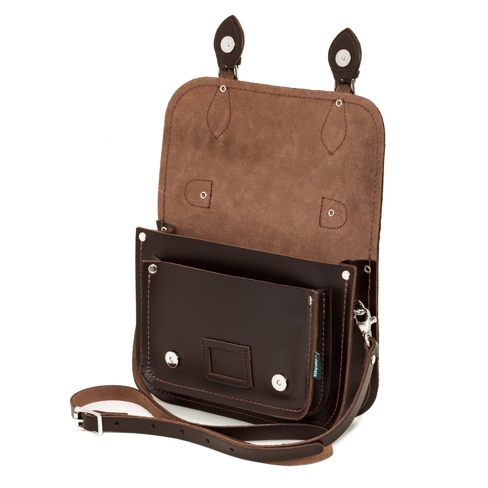 Brown satchel best sale