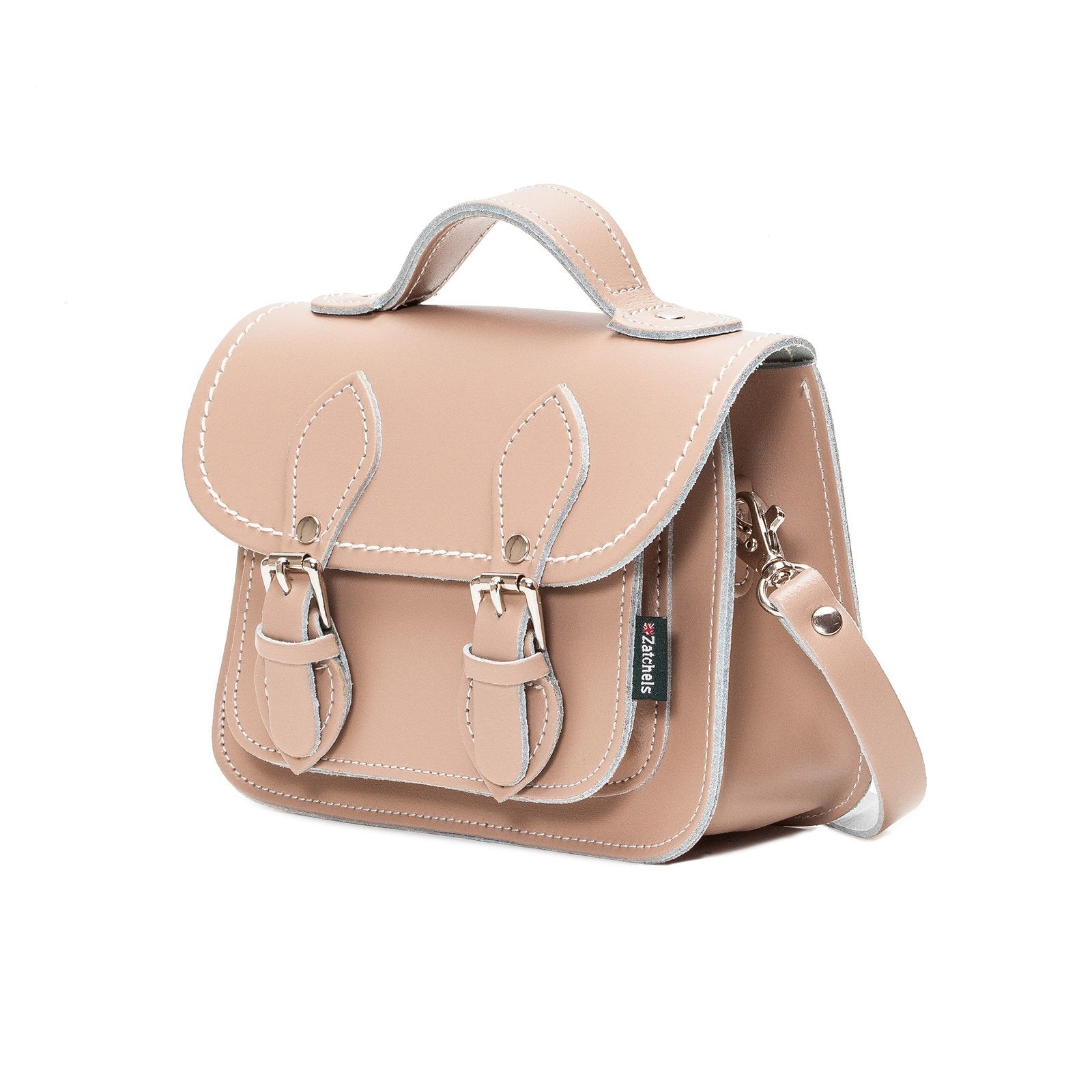 Zatchels Iced Coffee Leather Micro Satchel | Made In The UK