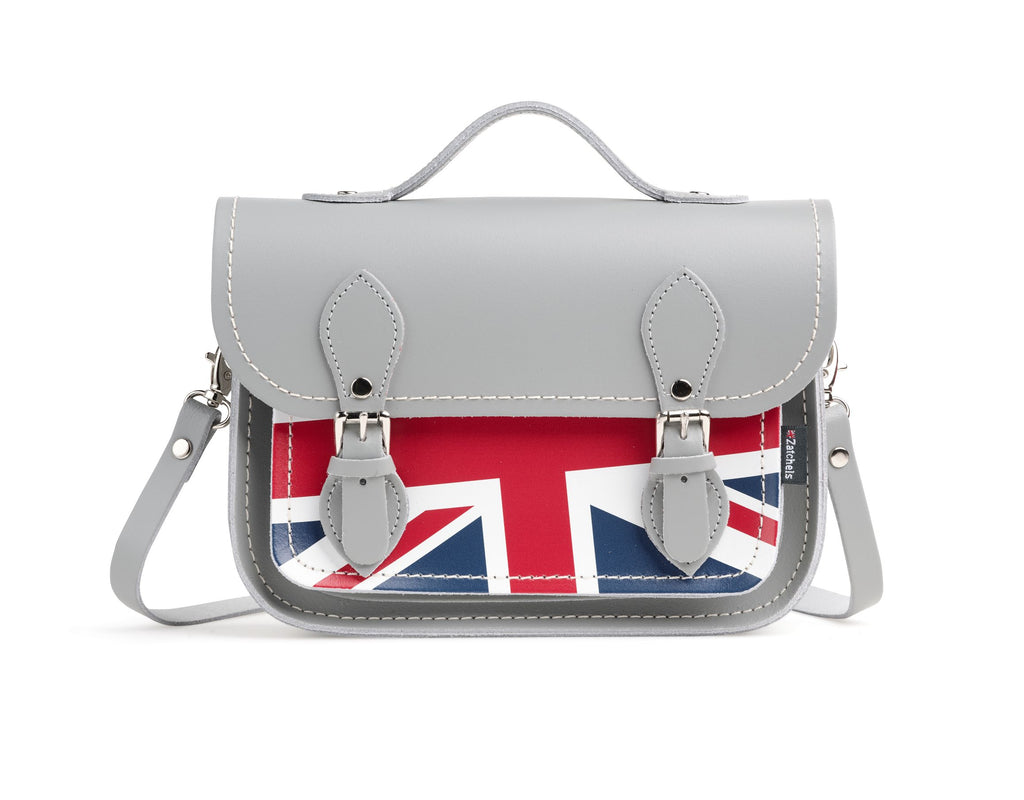 Zatchels Union Jack Owl Leather Bag Charm