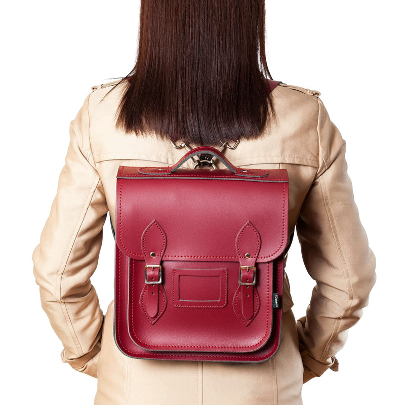 Portrait Small Backpack - Oxblood
