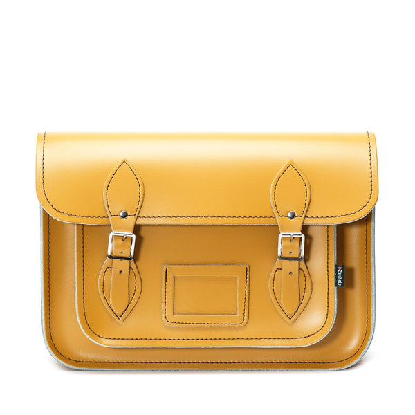 Yellow hot sale satchel handbag